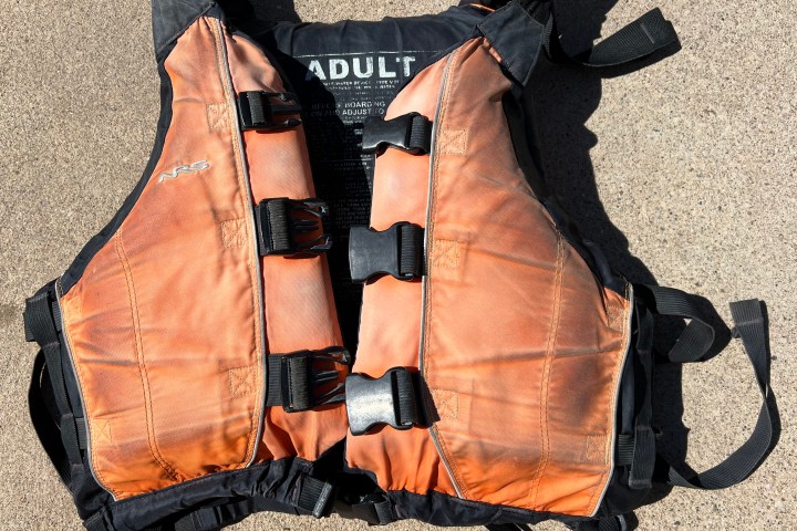 a used life jacket